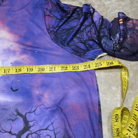 Gloria Vanderbilt Casuals Women's XXL Halloween Pumpkin Top Purple - Picture 10 of 12
